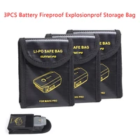 3pcs mavic platinum pro mavic2 battery bags lipo battery safe bag fire protection waterproof bag for dji mavic promavic 2 drone