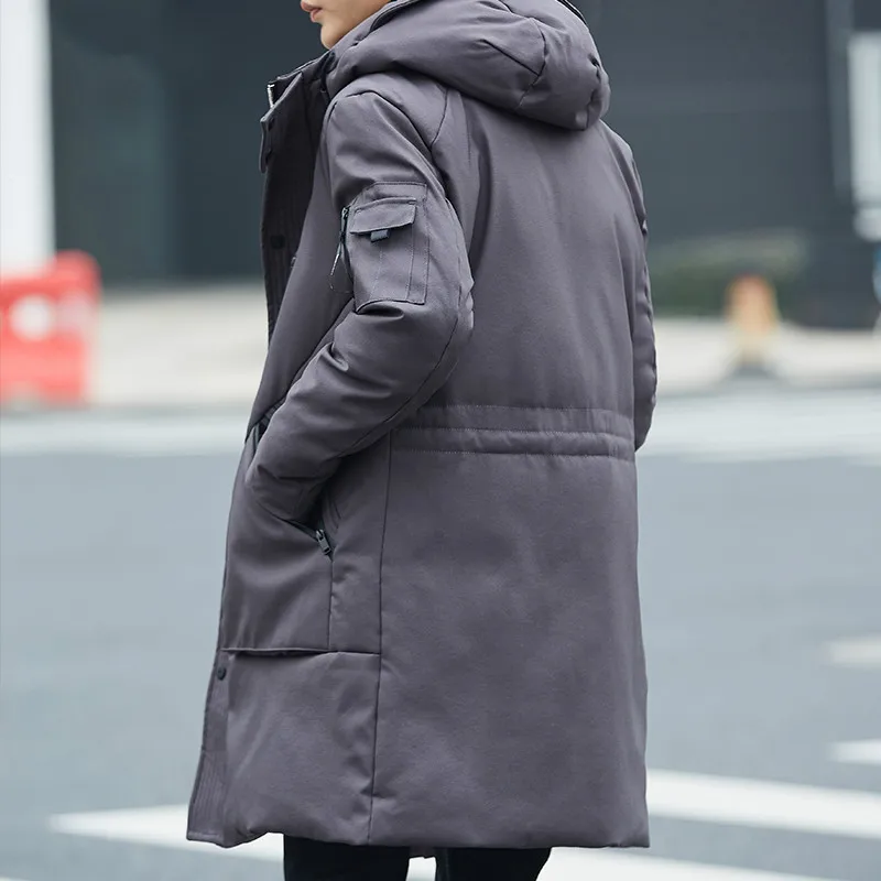 

Jacket Men Winter Duck Down Jacket Male Long Coat Casual Plus Size Down Jackets Parka Doudoune Homme YS62009003 KJ802