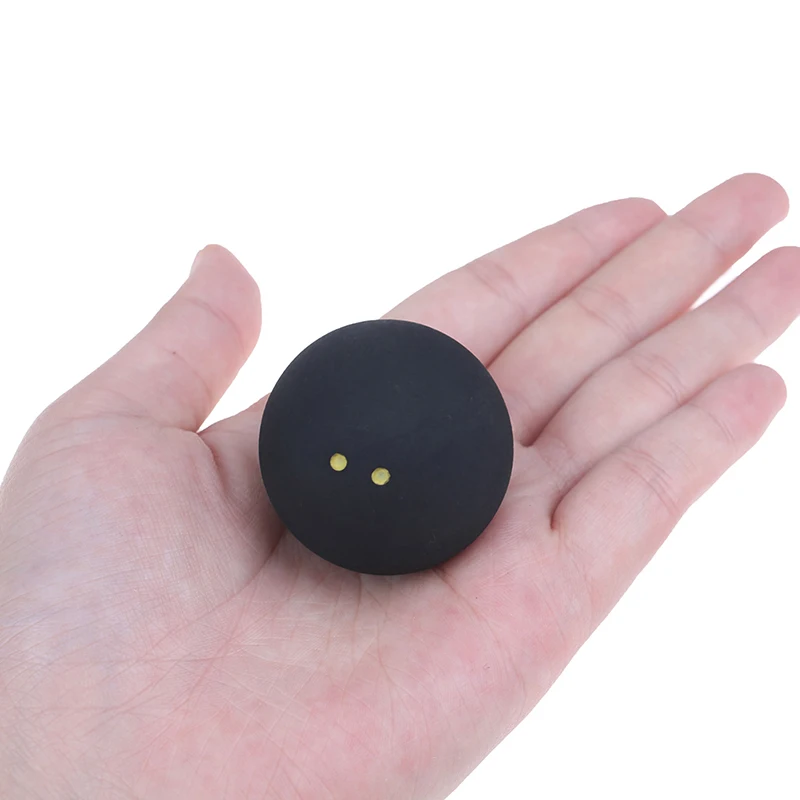 Мяч для сквоша два-желтые точки низкая скорость спортивные резиновые шарики