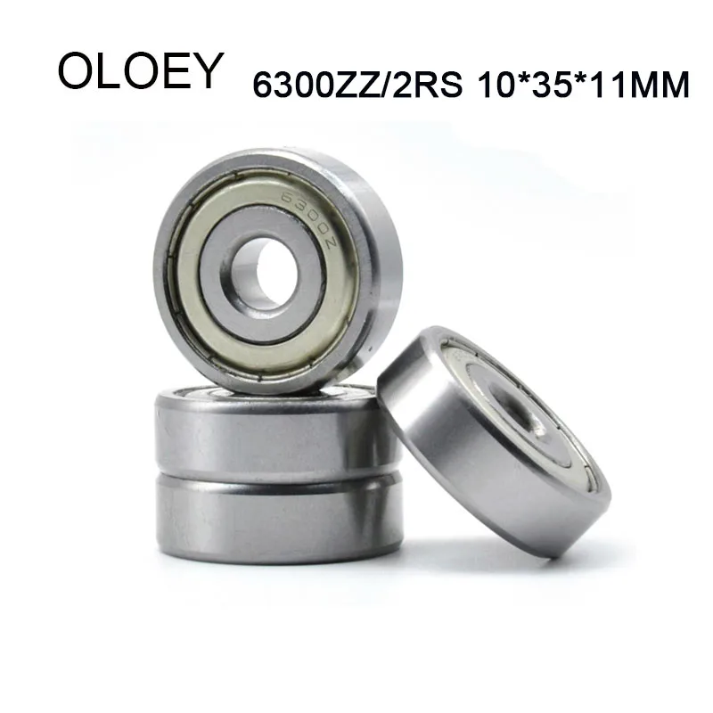 

2PCS 6300ZZ 6300RS 6300-2Z 6300Z 6300-2RS ZZ RS RZ 2RZ Deep Groove Ball Bearings 10 x 35 x 11mm High Quality