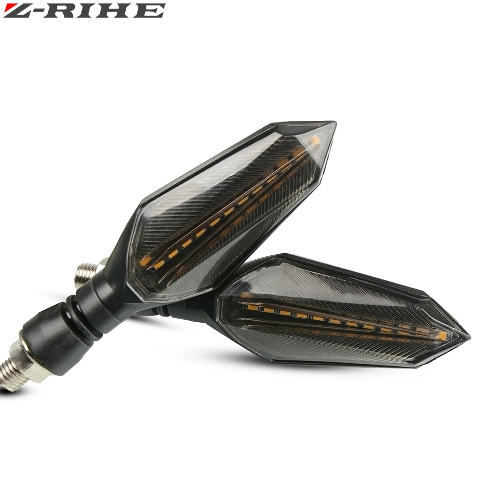 Для Kawasaki Z750 Z750R Z750S R S Z800 E Версия ER6n ER6f Z800 Z1000 мотоцикл поворотные сигнальные огни струящиеся мерцающие, светодиодные мигалки