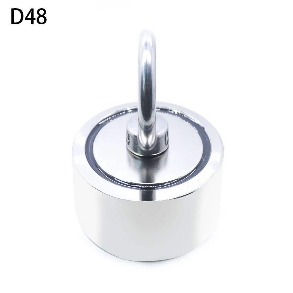 Сильный неодимовый магнит двусторонний для поиска крючка сверхмощный рыбалки