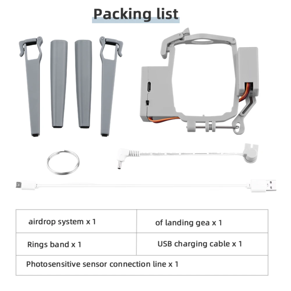 

Remote Delivered Airdrop System For DJI AIR 2S Drone Quick Release Proposal Delivery Device Thrower Air Dropping Transport Gift