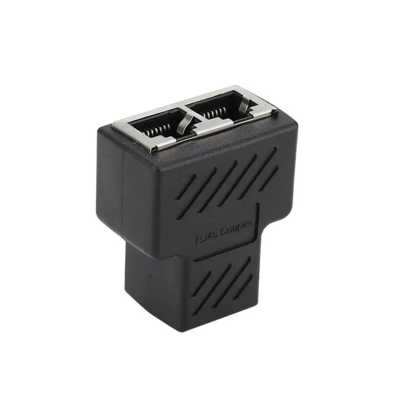 Новейшая модель RJ45 сплиттер адаптер отклонения в размерах на 1 2 двойной женский