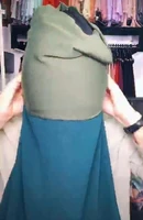 women plain chiffon shawl with jersey underscarf cap islam inner scarf headband stretch hijab cover headwrap turbante
