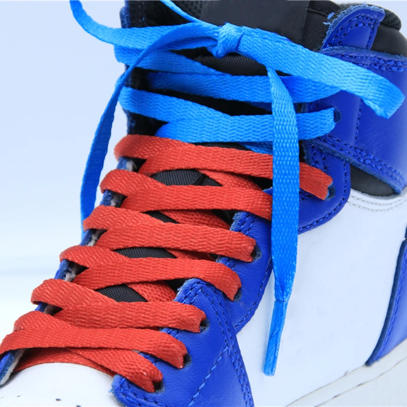 Coolstring 8MM Two Tone Color Laces 180CM Only Trendy Heat Sublimatea Shoelace Adult Unisex Shoestring 10 pairs/lot In Selling