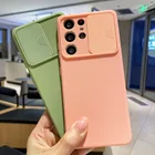 Чехол для камеры Samsung Galaxy A12 A22 A32 A52 A72 A21S A31 A51 A71 S20 FE S21 Plus Note 20 Ultra A30S A50, мягкий гелевый Чехол