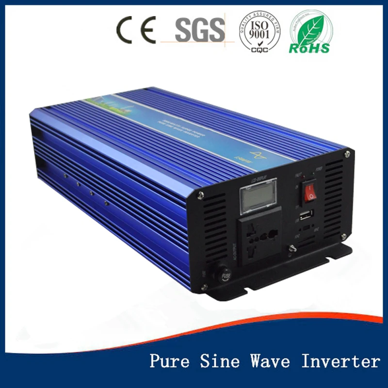 1500W инвертор с чистым синусом Мощность 12V 24V 48V до 100V 110V 120V 240V 230V 220V высокой частоты