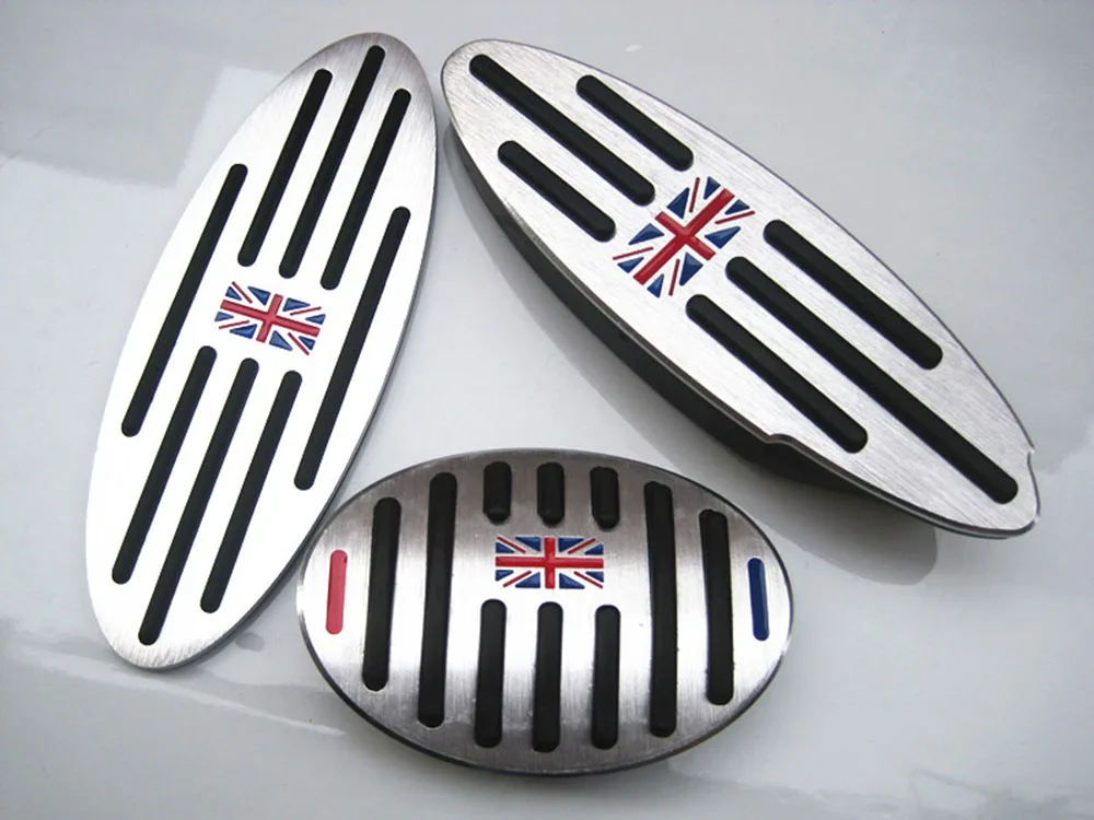 Автомобильная фонарь педали тормоза акселератора набор крышек для BMW MINI Cooper