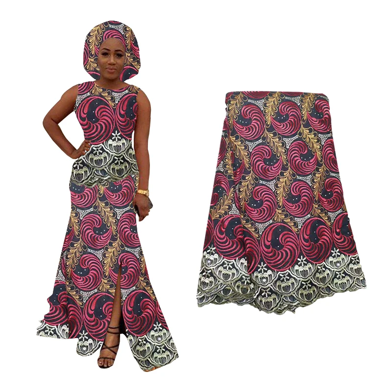 

Высококачественная африканская кружевная ткань George, вышитая бисером французская фототкань для африканской одежды Aso Oke