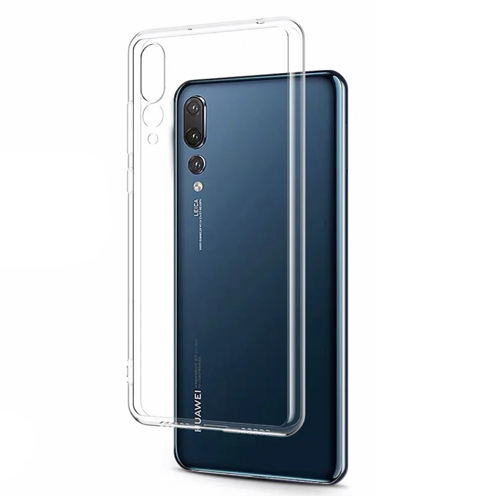Роскошный прозрачный силиконовый чехол для Huawei P40 P30 P20 Pro P10 P9 Plus Lite мягкий