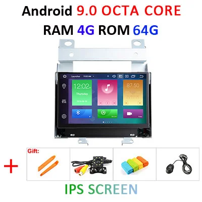 Android 9,0 4G ram 64G rom Автомобильный gps для Land Rover freelander 2 2007-2012 Радио Стерео навигация аудио без DVD плеера - Цвет: 9.0 4G 64G IPS