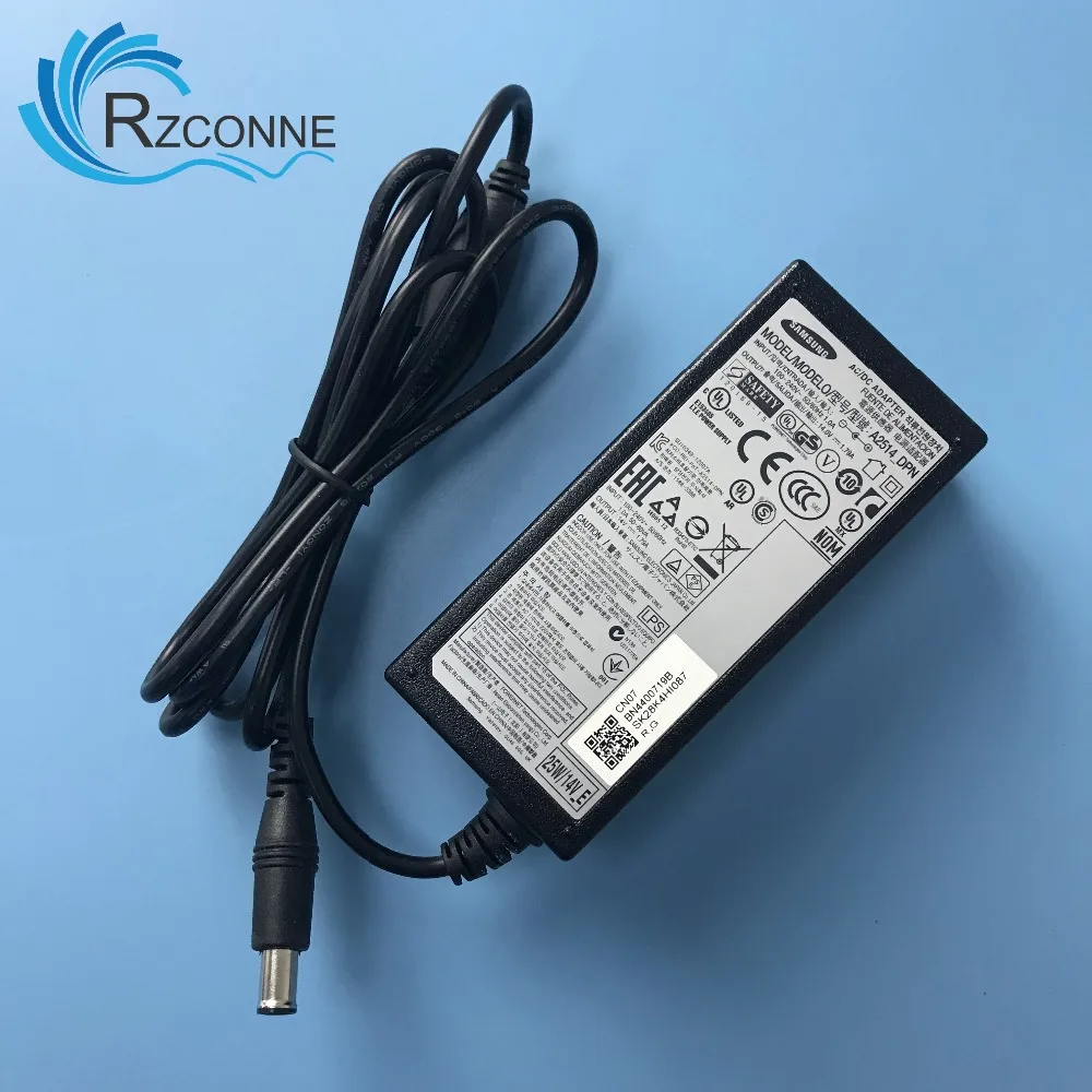 AC адаптер питания зарядное устройство для Samsung A2514_DPN 14V 1.79A 25W S22E390H A2514_FPN