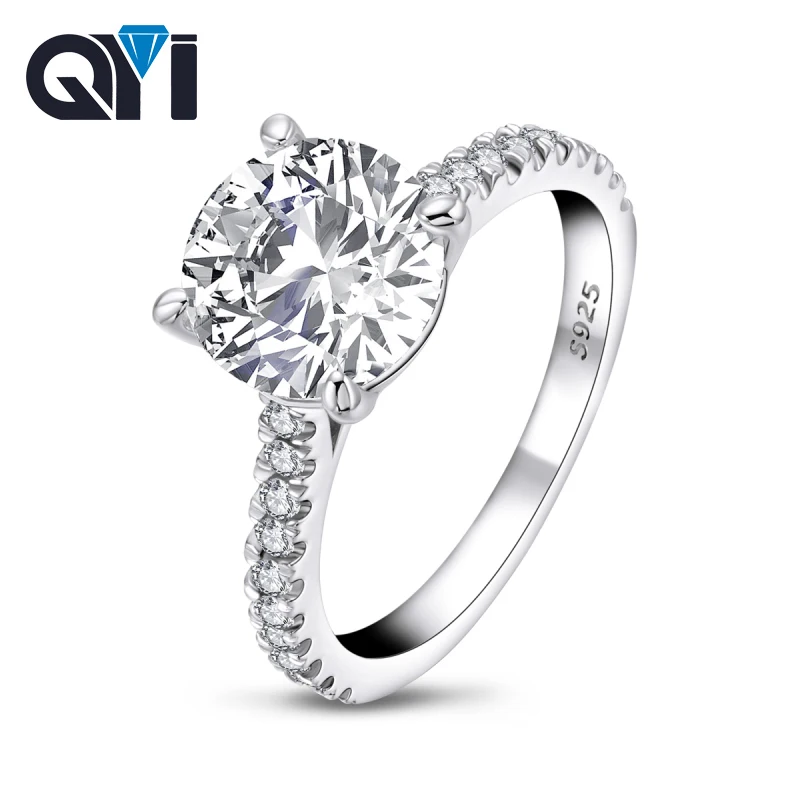 

Женское кольцо из серебра 925 пробы, 3 карата