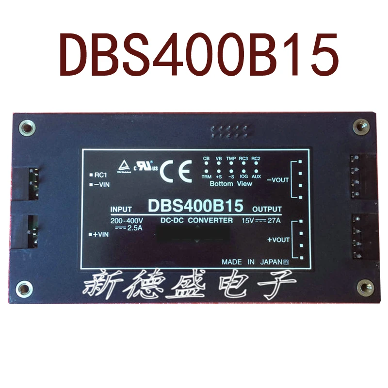 

Оригинал -- DBS400B15 DC-DC200-400V-15V27A 400 Вт 1 год гарантии {фото склада}