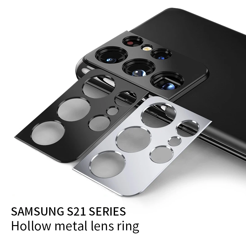 

Metal Camera Screen Protector for Samsung Galaxy S21 Ultra Back Protective Glass Cover for Samsung Galaxy S21 Plus Lens Film