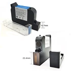 Бесплатная доставка 0,5 дюймов1 дюйм ручной Картридж для струйного принтера быстрое высыхание 2588 42 мл черный, красный синий зеленый 12,7 мм25,4 мм высота печати