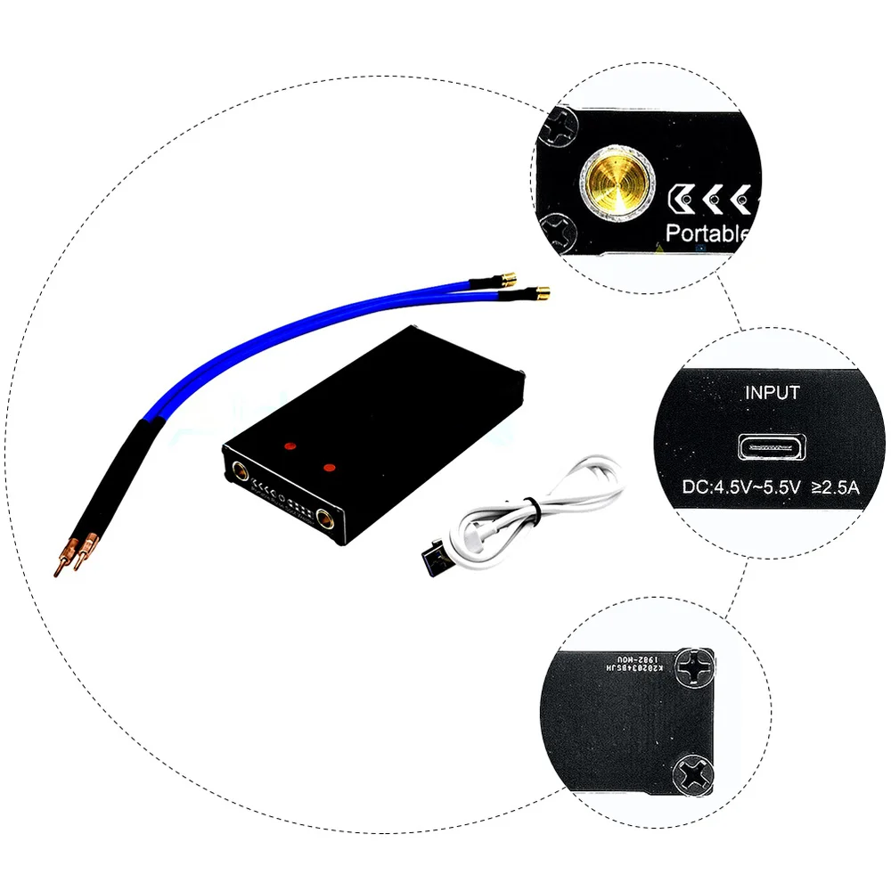 

1 Set Portable Battery Spot Welder Household Rechargeable DIY Spot Welder