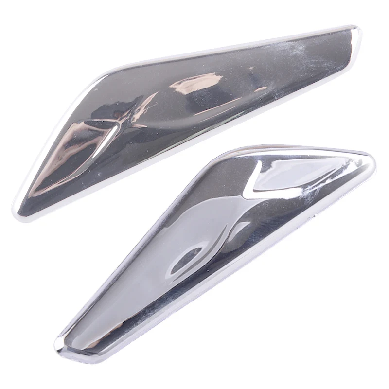 

Автомобильные хромированные панели на крыло, 1 пара, боковые габаритные огсветильник, отделка, Стайлинг 51117338570 51117338569, подходят для BMW X3 X4 F25 F26