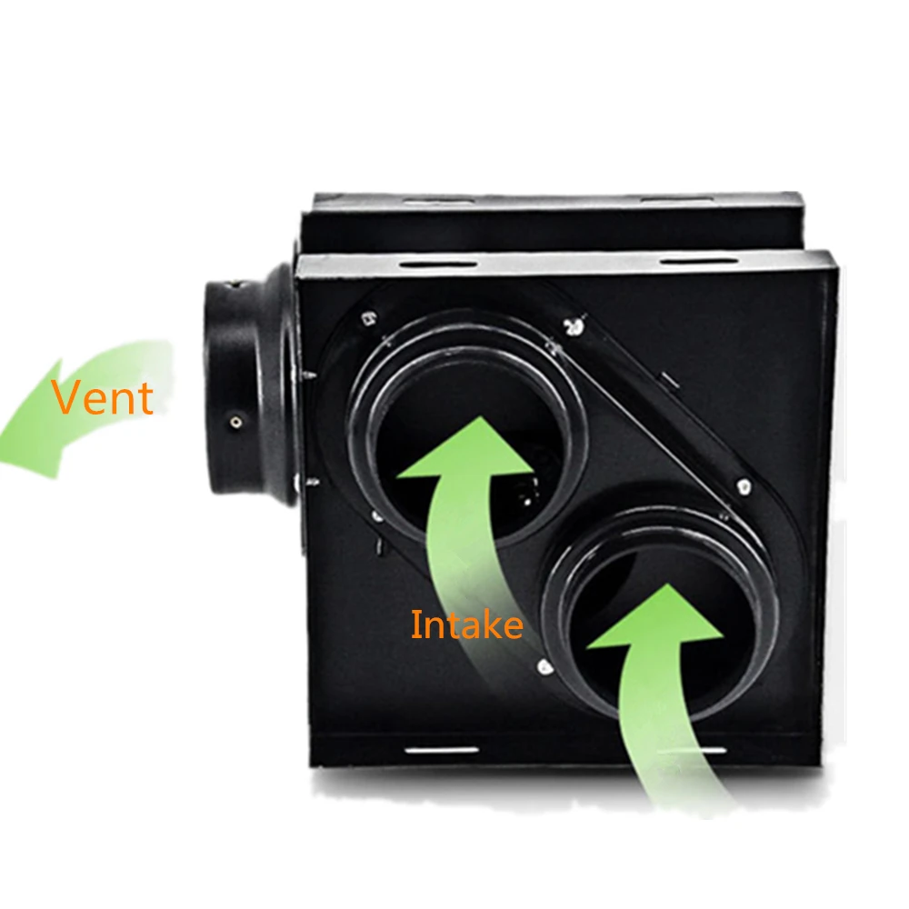 Вентиляционный вентилятор для ванной комнаты вытяжной один двух вытяжных