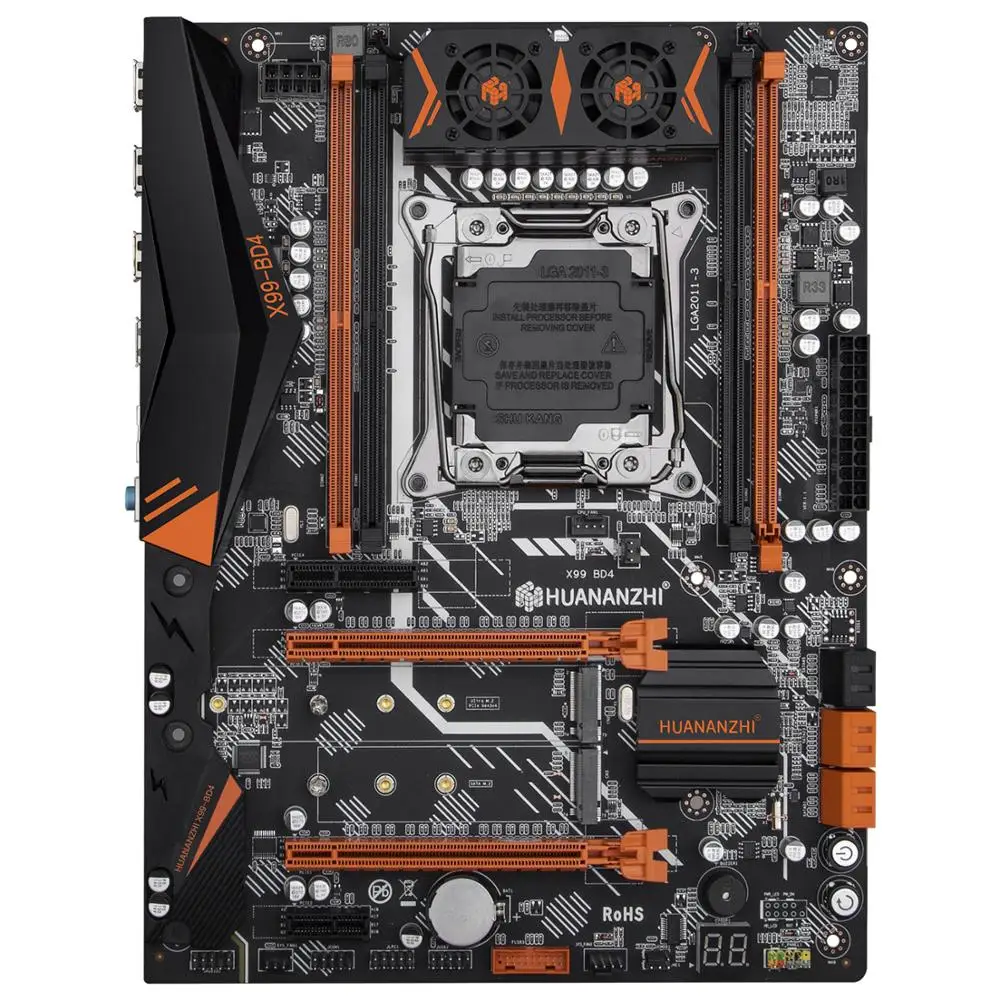 Kaufen HUANANZHI X99 BD4 X99 Motherboard Mit Intel XEON E5 2678 V3 Mit 4*8G DDR4 NON-ECC Speicher Combo Kit Set NVME NGFF SATA USB 3,0