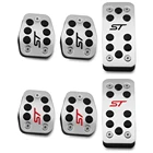 Алюминиевые автомобильные педали акселератора Aolly, педаль тормоза, педаль сцепления для Ford Focus 2, Focus 3, Kuga Escape ST 2009-2017