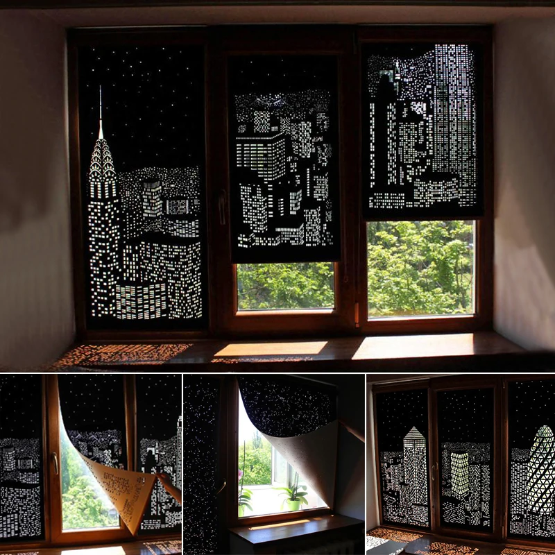 

Полые занавески из ткани отчетливо звездное небо подходят для спальни гостевых сидений Кабинета uacr занавески домашний текстиль сад 2021