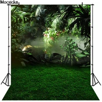 spring forest backdrop jungle tropical trees photography background newborn baby shower birthday party decor photo studio props