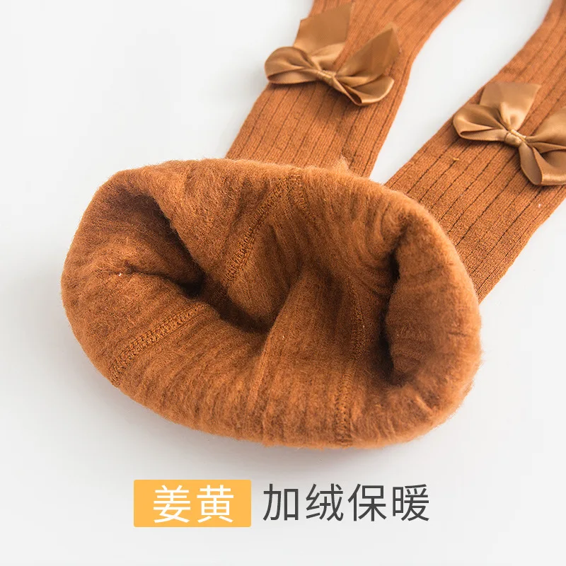 Колготки для девочек цельнокроеные колготки принцессы с бантиком маленьких