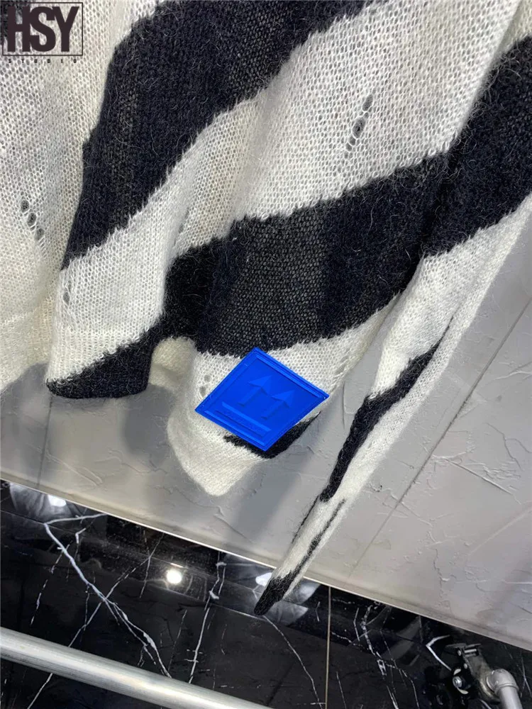 【HSY】2019 Осень Зима Новая женская уличная одежда синяя резиновая стрела с длинным