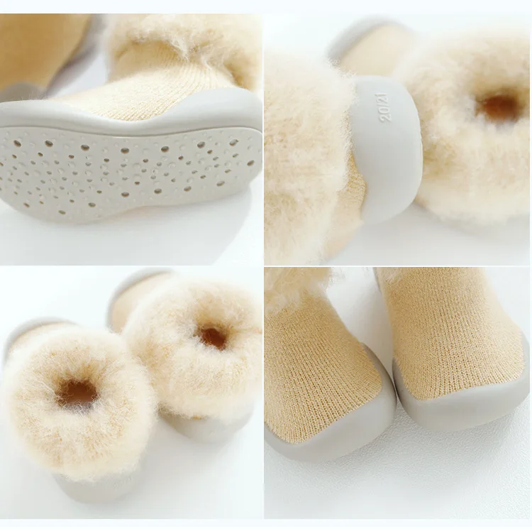 Новинка Осень зима плюс бархатные утолщенные детские носки для пола