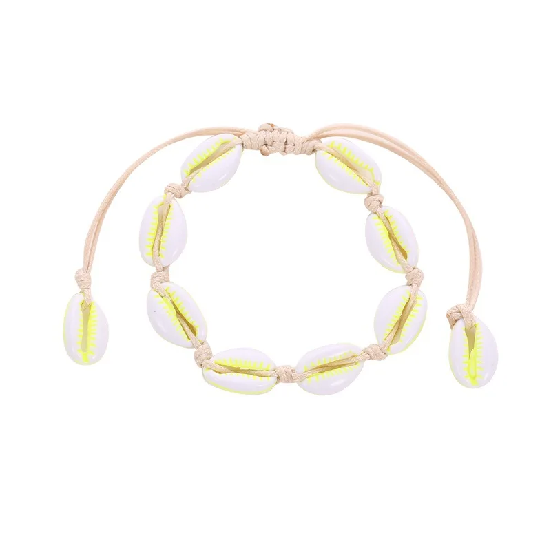 Hot Sale Colorful Natural Seashell Vsco Bracelets For Women Shell Beaded Strand Bracelet Best Friend Gifts Boho Accesorios Mujer | Украшения