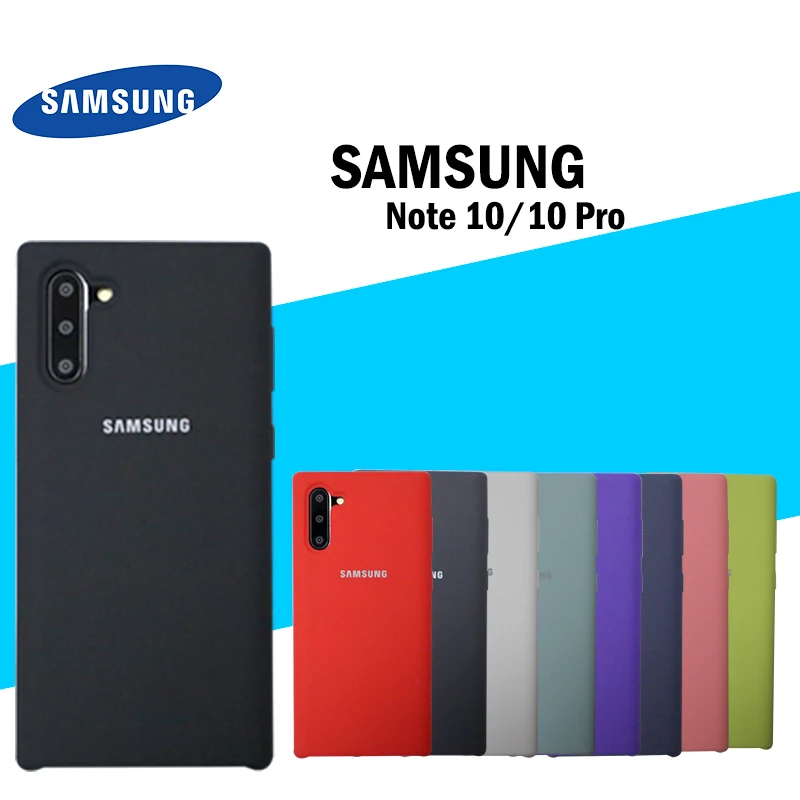 Оригинальный официальный силиконовый чехол для Samsung Galaxy Note 10/Note 10 ProLiquid