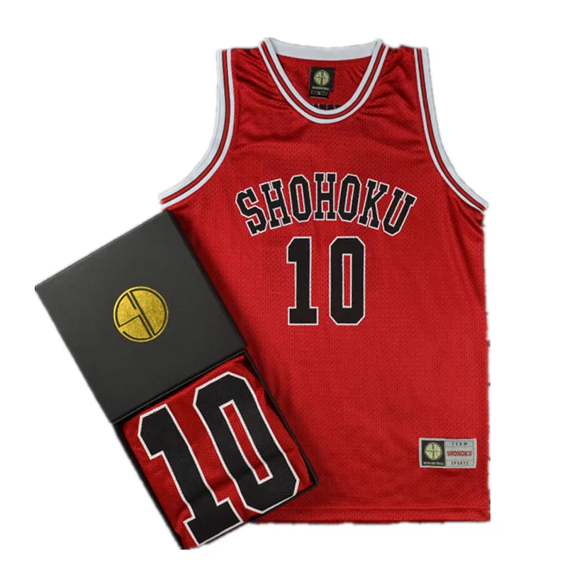 Аниме SLAM DUNK Косплей Костюм Hanamichi Sakuragi Rukawa Kaede для взрослых и детей Баскетбольная одежда Джерси