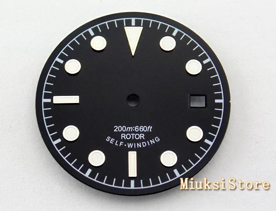 41 мм черный ободок часы с сапфировым стеклом чехол циферблатом подходит для miyota