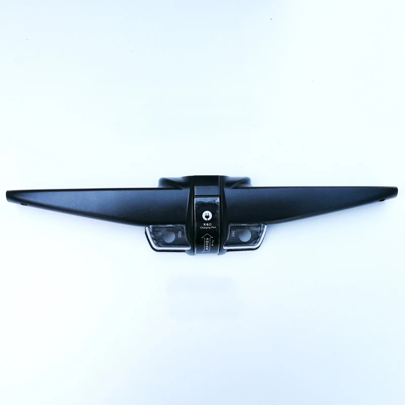 Black Front Cover Xiaomi Mini головной свет Ninebot скутер сигвей оболочка крышка Защитная крышка зарядного гнезда - Цвет: Black Front Cover