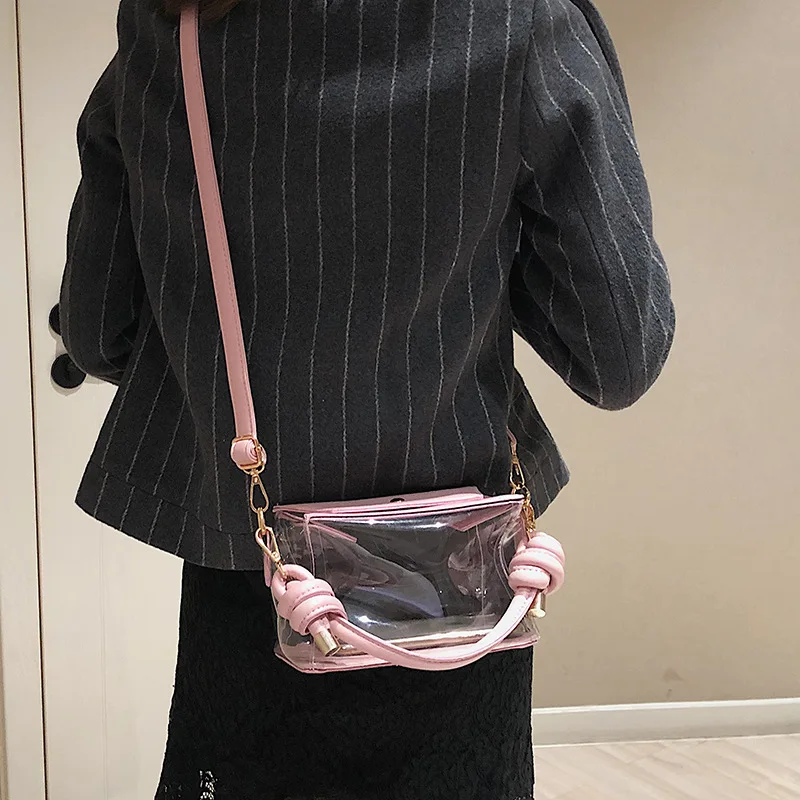 Youda модные стильные женские прозрачные сумки оригинальный дизайн ПВХ материал