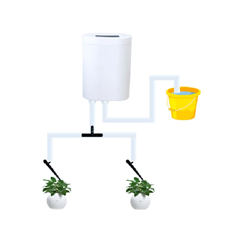 

DIY Micro Auto Drip Irrigation Kit Digital Self Watering System Battery Operated Digital Programmable Water Timer For Indoor