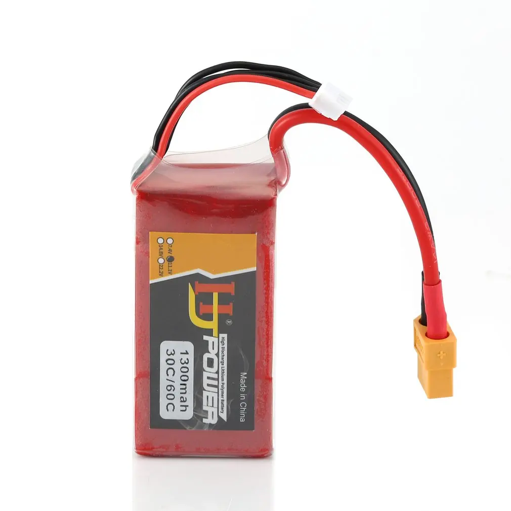 HJ 7,4 V 1300MAH 45C 2S Lipo аккумулятор XT60 разъем Перезаряжаемый для RC гоночный Дрон вертолет модель автомобиля лодки