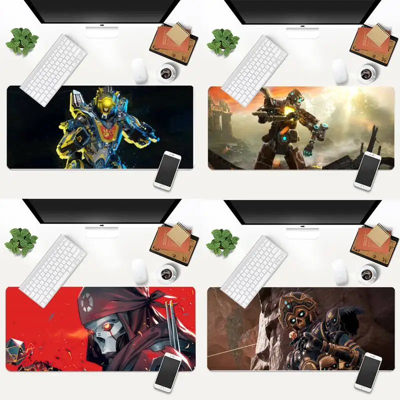 

Apex Legends Customized laptop Gaming mouse pad Animation XL Large Gamer Keyboard PC Desk Mat Takuo Tablet Mousepads