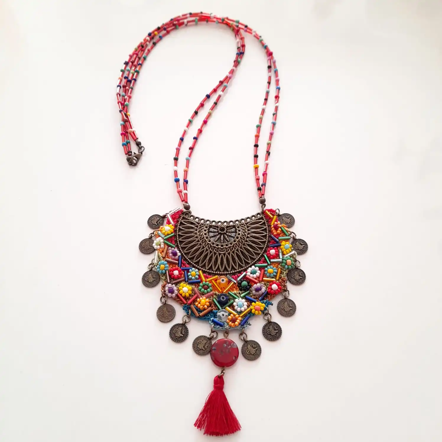 

Goodtime Flower Garden Necklace Women Handmade Jewelry