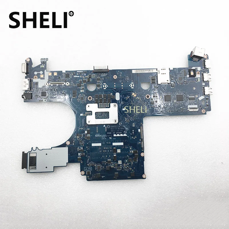 Процессор SHELI для DELL CN-0H62PP 0H62PP H62PP w i3-2350M QAM00 LA-7731P Latitude E6230 материнская плата