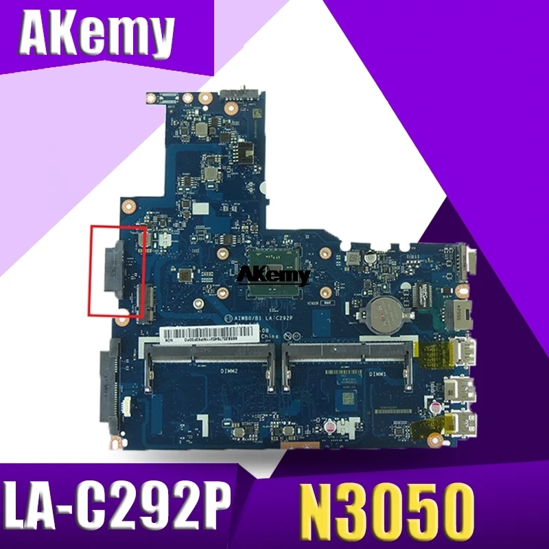 

AIWBO/B1 LA-C292P Laptop motherboard For Lenovo B41-30 motherboard with N3050 CPU no fingerprint connector tested 100%