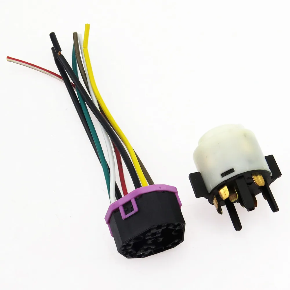 SCJYRXS электронный переключатель зажигания + Кабельный разъем для Golf MK4 Passat B5 A3 A4 TT