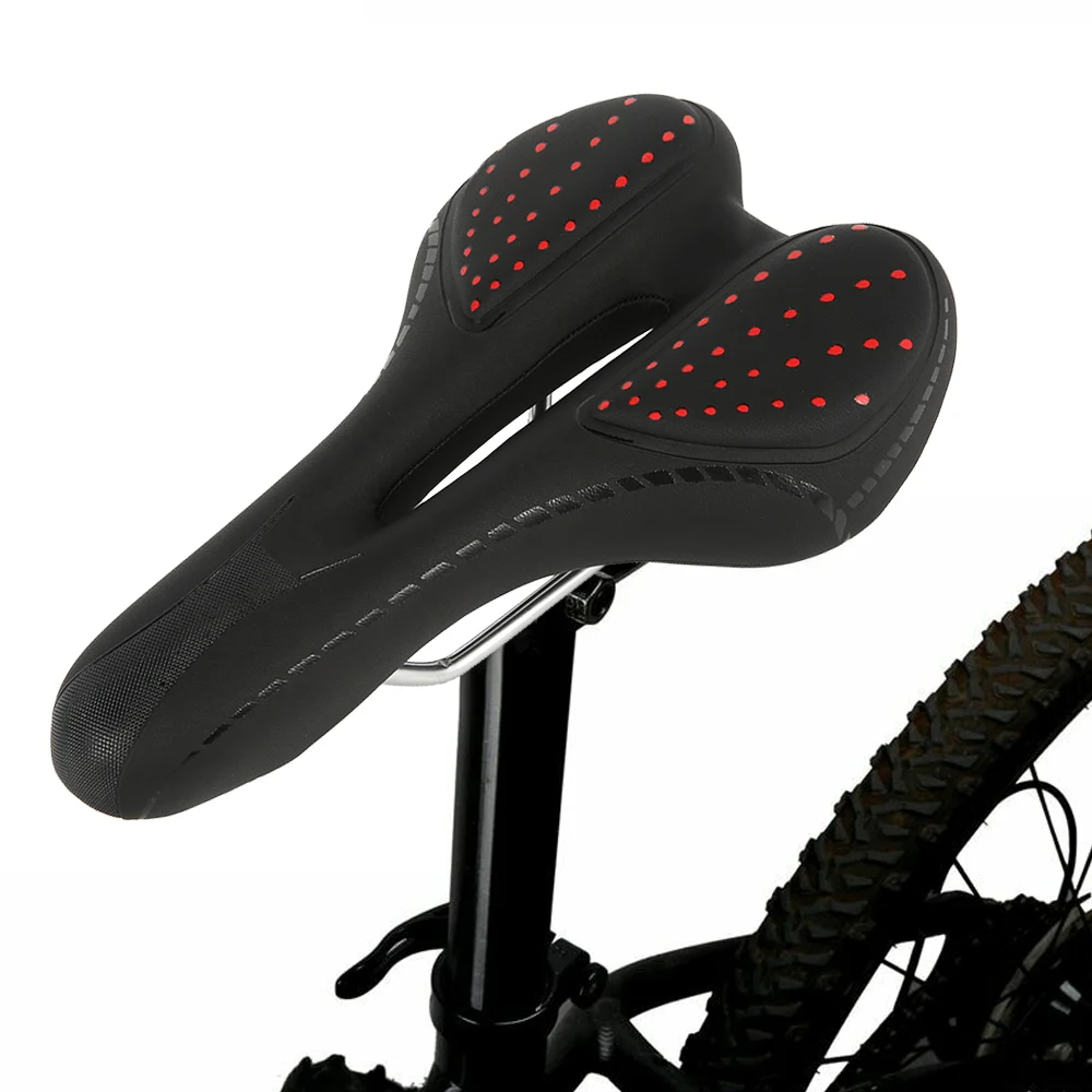Велосипедное седло амортизирующее полое велосипедное противоскользящее ПУ