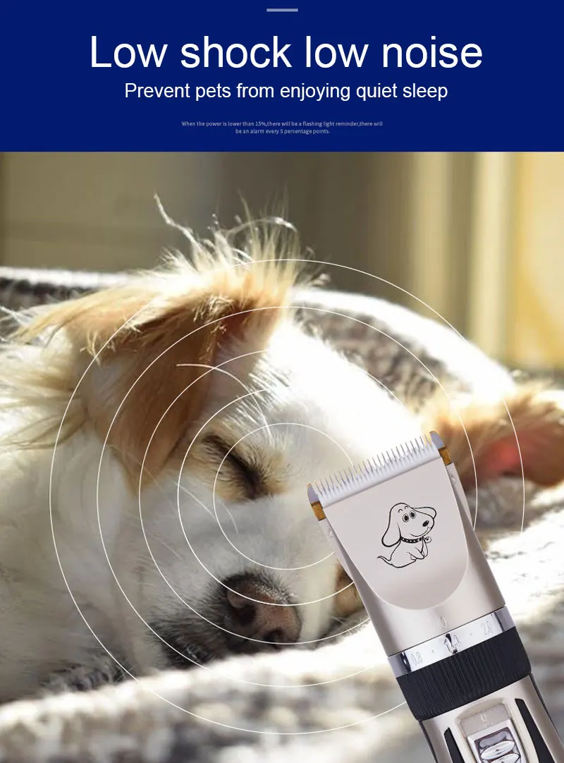 Перезаряжаемая профессиональная машинка для стрижки домашних