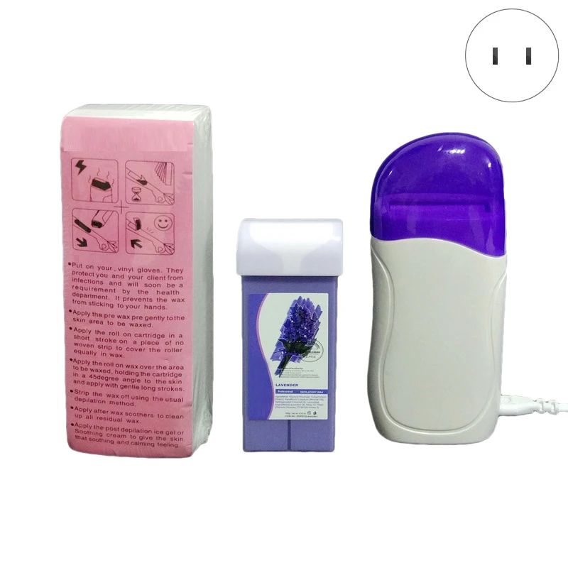 3PCS/Lot Waxing Machine Roll-On Cartridge Depilatory Wax Heater Hair Removal Epilator Machines Painless with Pa | Бытовая техника
