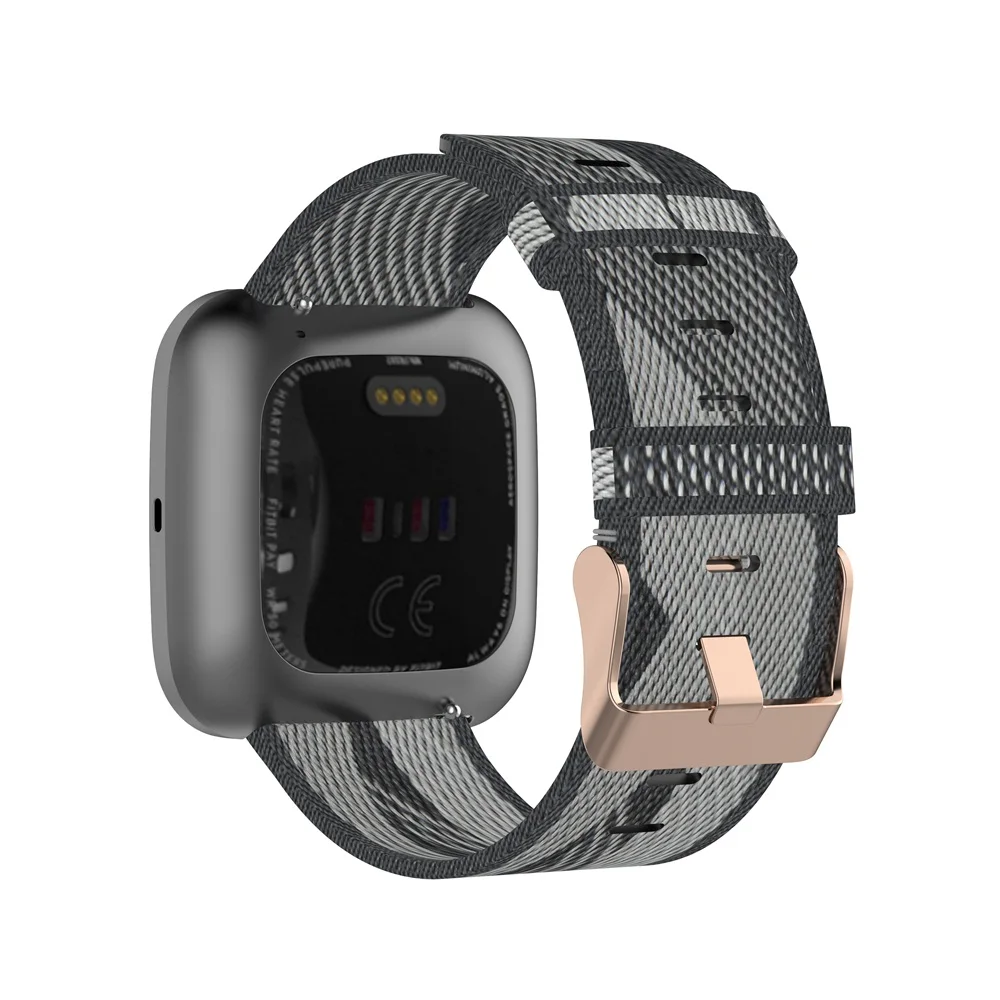 Ремешок для Fitbit Versa 2 сменный нейлоновый холщовый ремешок часов Blaze / Lite браслет на