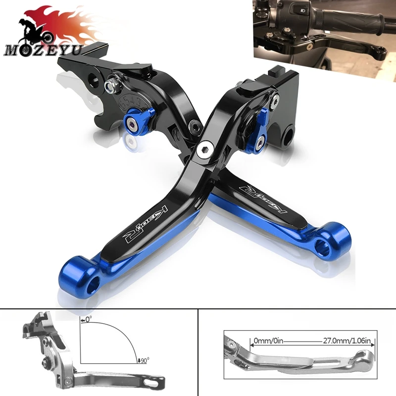 K1300R 2016 CNC Мотоцикл Регулируемый складной выдвижной тормозной рычаг сцепления для