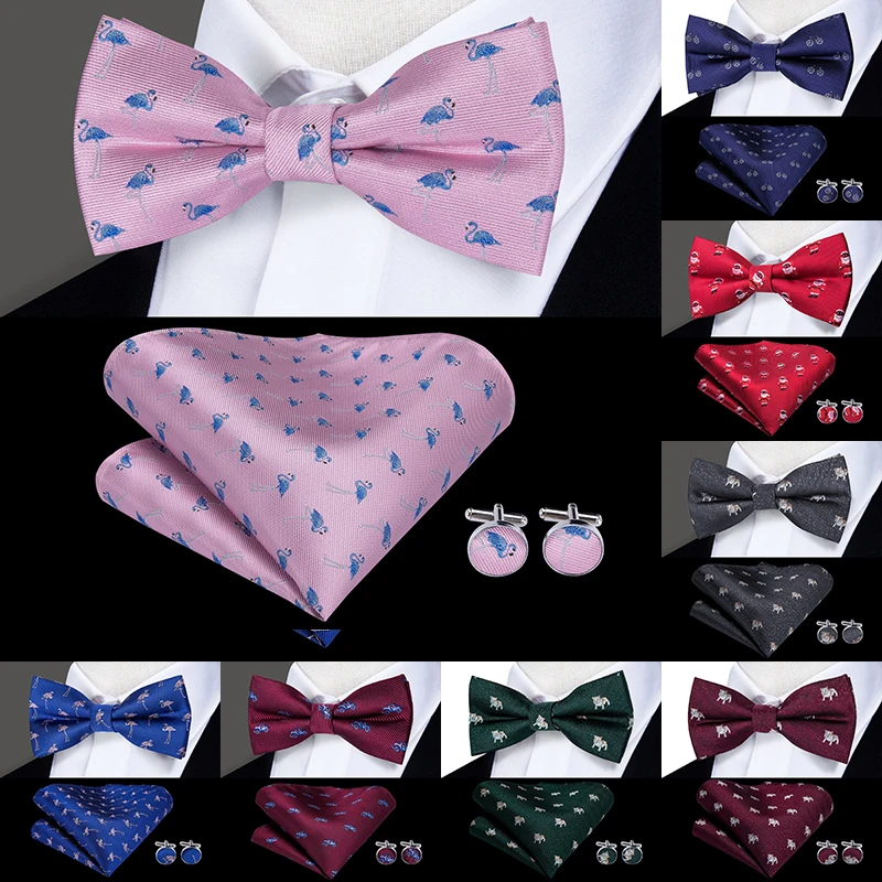 Hi-Tie Оптовая цена 100% Шелковый галстук-бабочка для мужчин Бабочка Предварительно